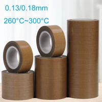 Máquina de sellado de aislamiento térmico de tela, cinta de PTFE de 300 grados, cinta adhesiva resistente a altas temperaturas, 0,13/0,18mm de espesor, 1 unidad