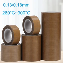 Cloth Heat Insulation Sealing Machine PTFE Tape 300 Degree High Temperature Resistance Adhesive Tape 0.13/0.18mm Thick 1PCS