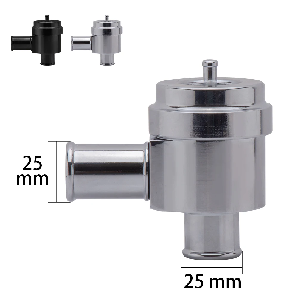

Auto SILVER Recirculating Diverter 20V 1.8T 25mm blow off valve turbo bov dump valve for VW GOLF BORA PASSAT GTI BOV-007-SI