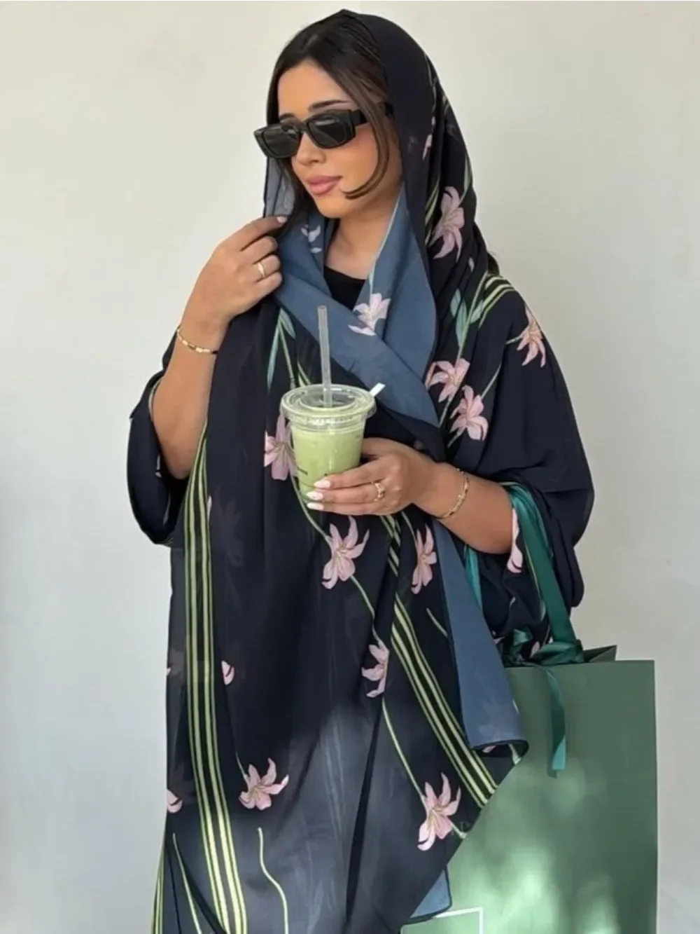 Eid Women Abaya Scarf Muslim Print Cardigan Dresses Abayas Kaftan Vestidos Arab Long Robe Ramadan Morocco Dubai Jalabiya 2026