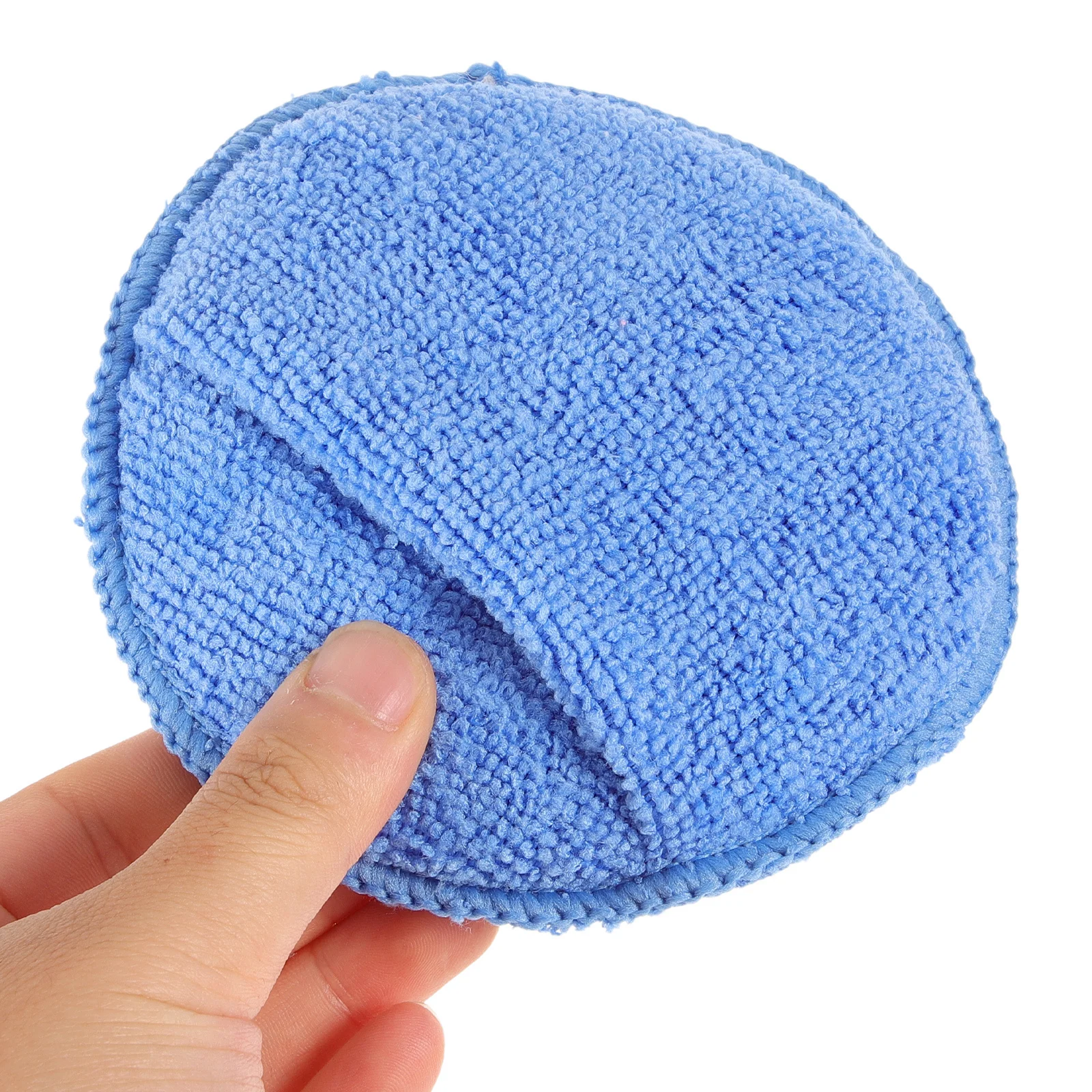

10Pcs Wax Applicator Sponge Pads Car Polishing Cleaning Pad for Auto Detailing Washing Tire Shine Foam Applicator Smooth Finish