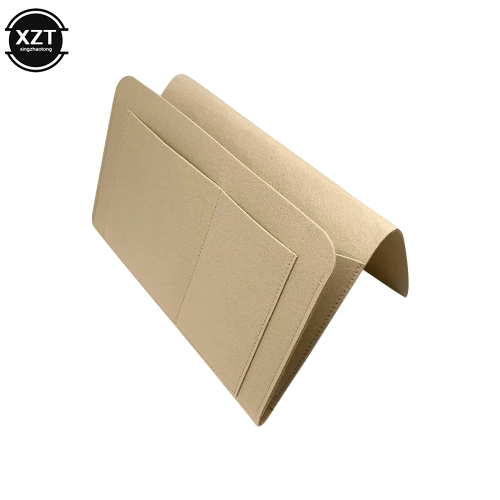 1pc Filz Nacht Lagerung Organizer Telefon Buch Magazin Halter Taschen Hängende Lagerung Tasche Baby Tissue Box Für Bett Sofa seite Pouc