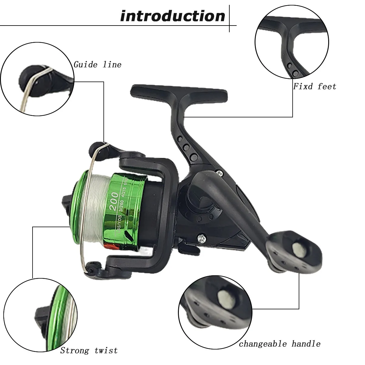 Spinning Fishing Rod Reel Comb - Fishing Equipment Online recensione e prezzo
