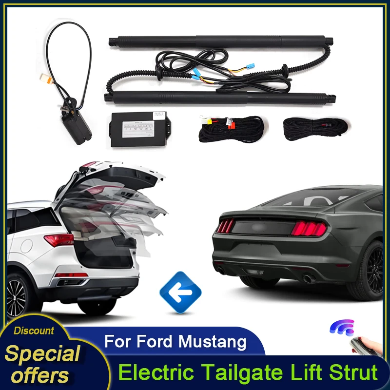 

For Ford Mustang 2015~2024 Car Electric Tailgate Tail Gate Strut Vehicle Power Rear Door Lift System Kit for Trunk