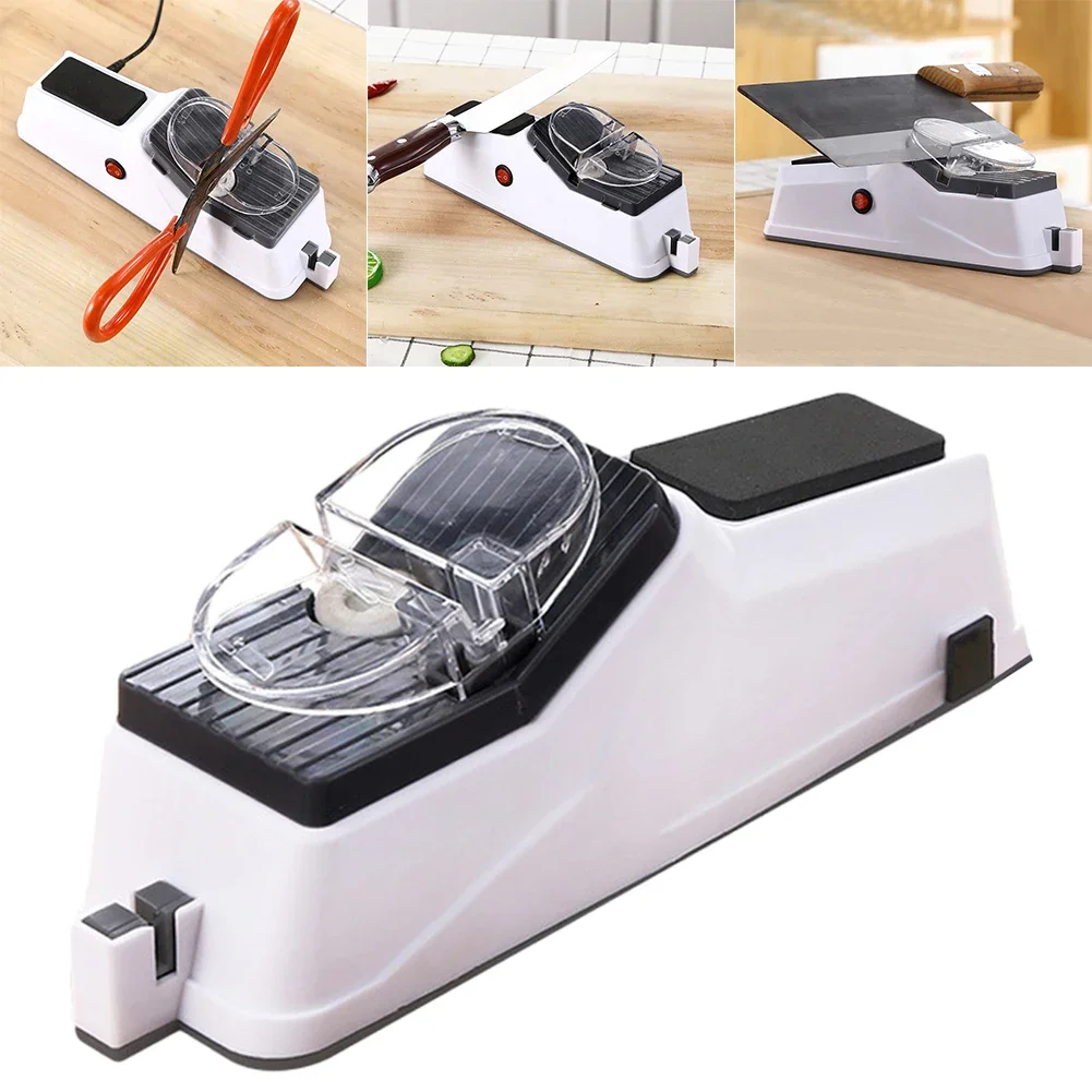 Electric Knife Sharpeners Adjustable Automatic Knives Sharpeners Rechargable Sharpeners Fast Sharpening Tool Fine Grinding Blade