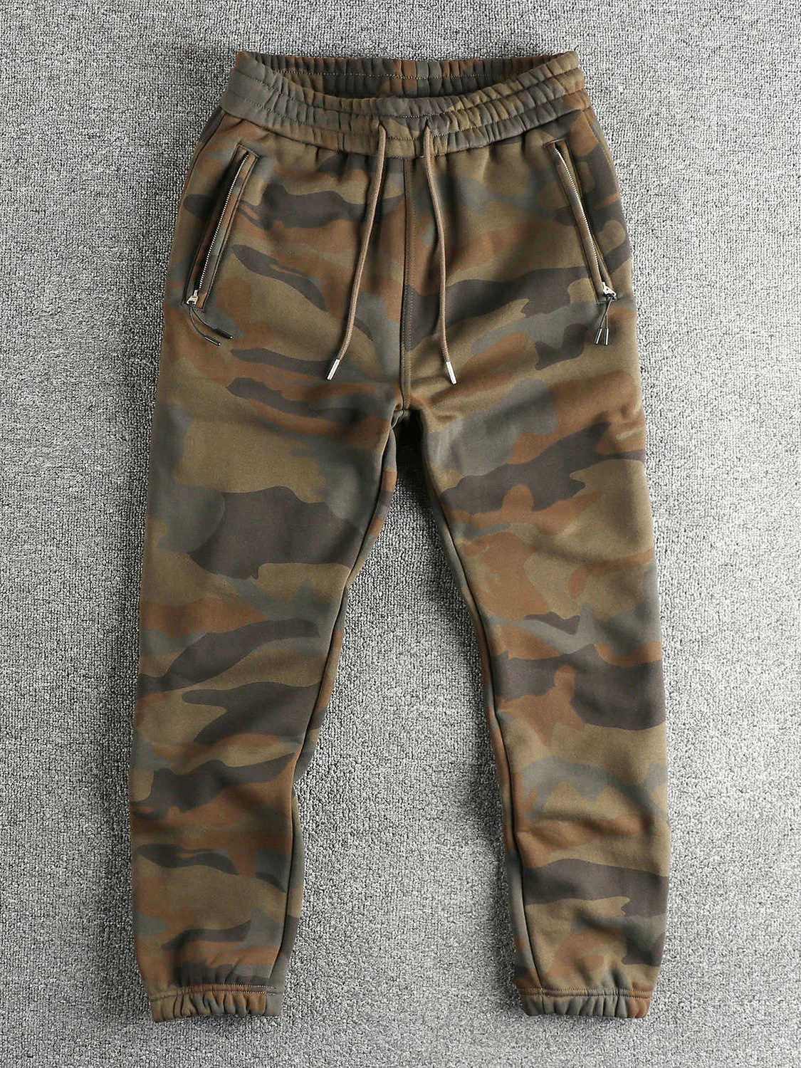 

Thiened American Casual Camouflage Pants Men's Wear Resistant Trousers Autumn Winter Faion Brand Spor Cuffed Sweatpants
