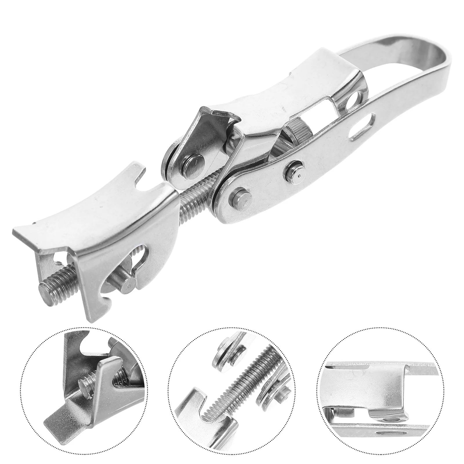 

2pcs Stainless Steel Toggle Latch Lock Bucket Hasp Fastener Heavy Duty Universal Fit For Barrel Boxes Cabinet Door Hardware