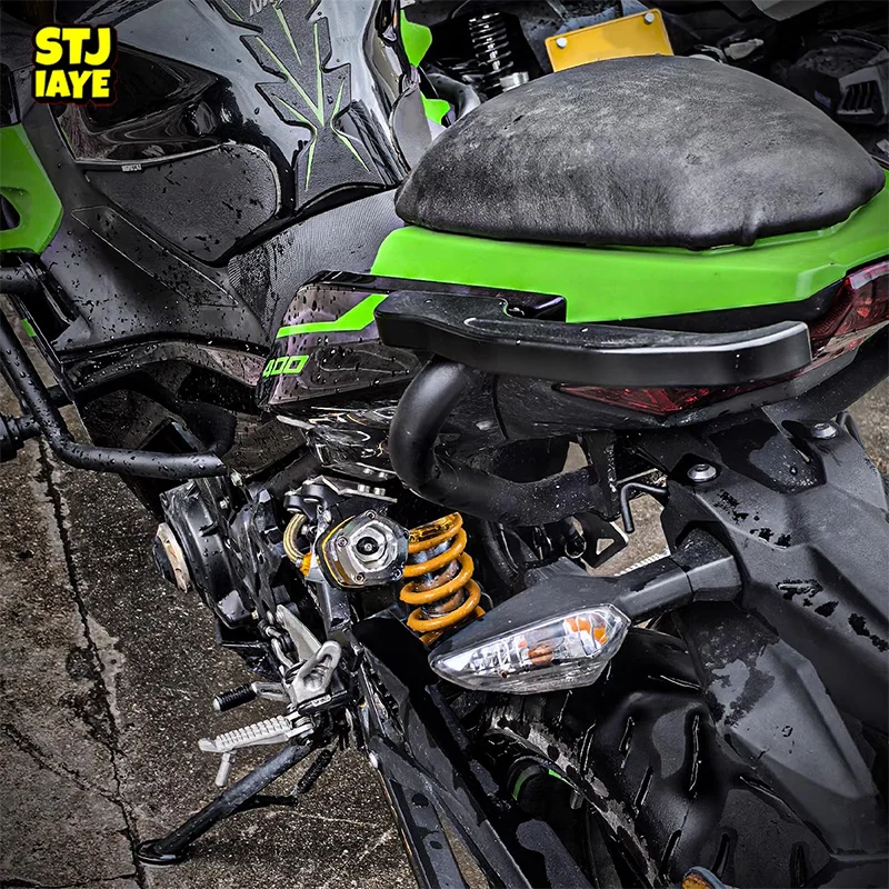 EX4 Mid Mounted Rear Shock Absorber 4 Adjustable Damping Suspension New for Kawasaki Ninja400 Perfect Fit for Motorcycles