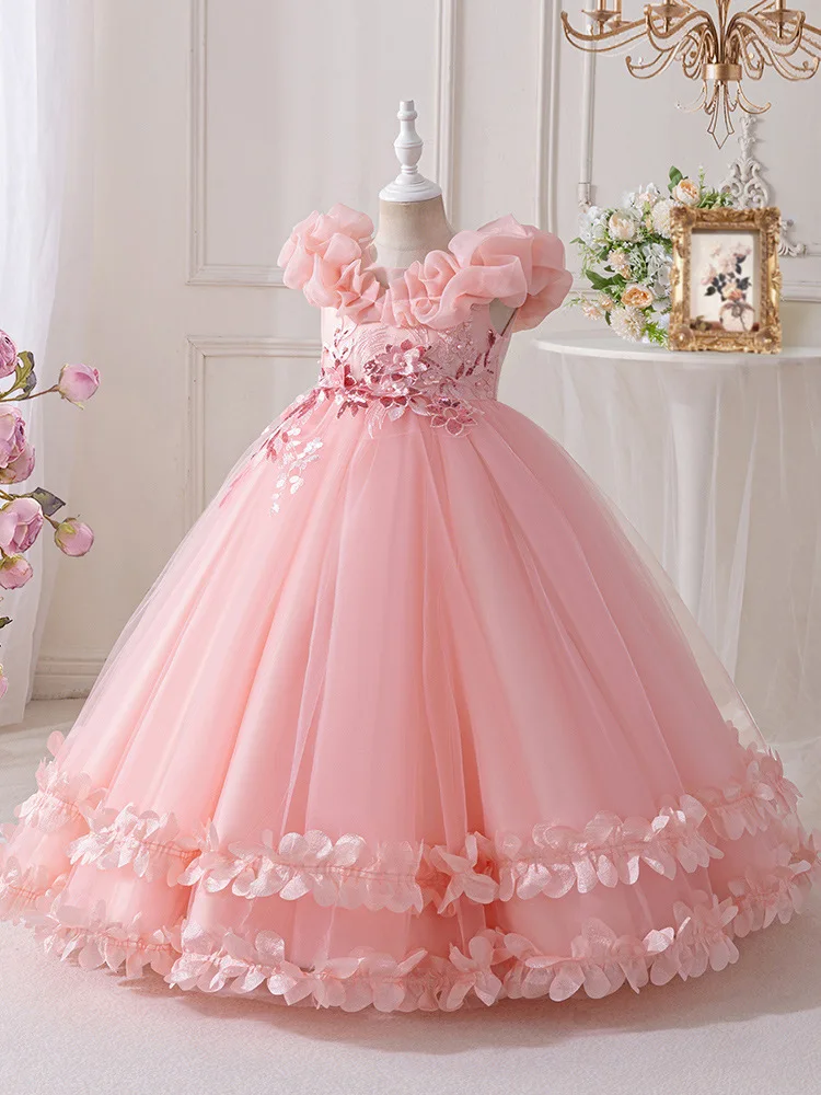 

Платье для девочек 4-11 лет в европейском и американском стиле для вечеринок