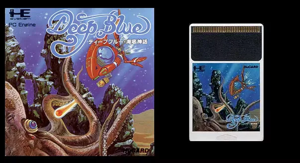 16bits PC Engine HU-CARD : DEEP BLUE KAITEI SHINWA