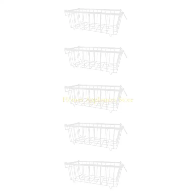 D0AB Kühlschrank Aufbewahrungskorb Draht Drink Metall Textur für Fleischfisch
