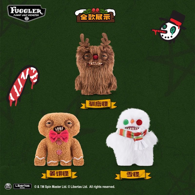 

Новая оригинальная праздничная кукла-флаг, плюшевая игрушка, рождественская серия, снеговик, олень, уродливый милый мультяшный зубной монстр, игрушка на день рождения, подарки