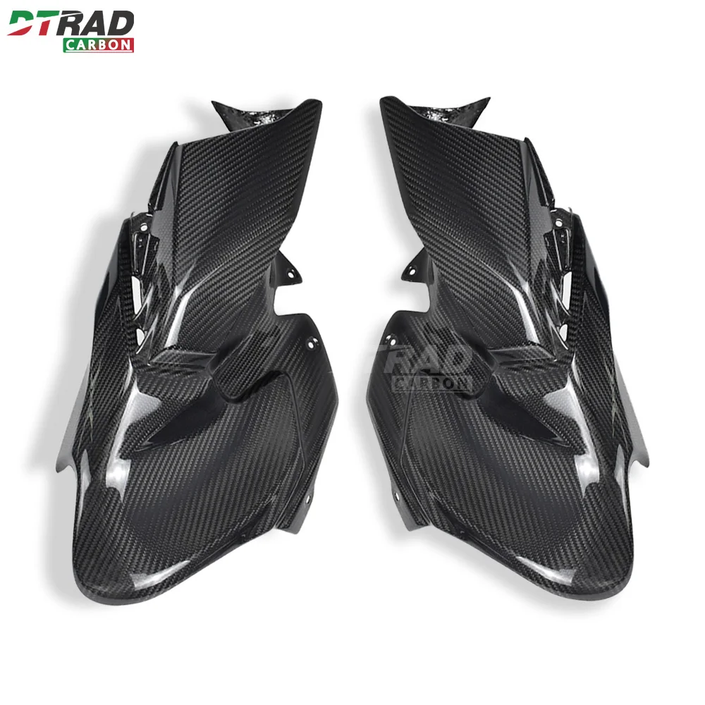 Koolstofvezel Brandstoftank Zijpaneel Kuip Kit Voor Kawasaki Z900 2020-2021 Motorfiets Brandstoftank Inham Schild Accessoires Moto