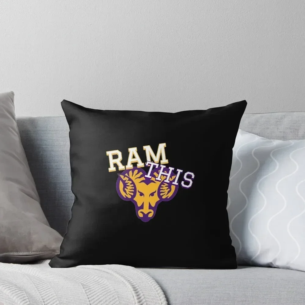 West Chester University Ram This Throw Pillow Pillow Cases Embroidered Cushion Cover pillow