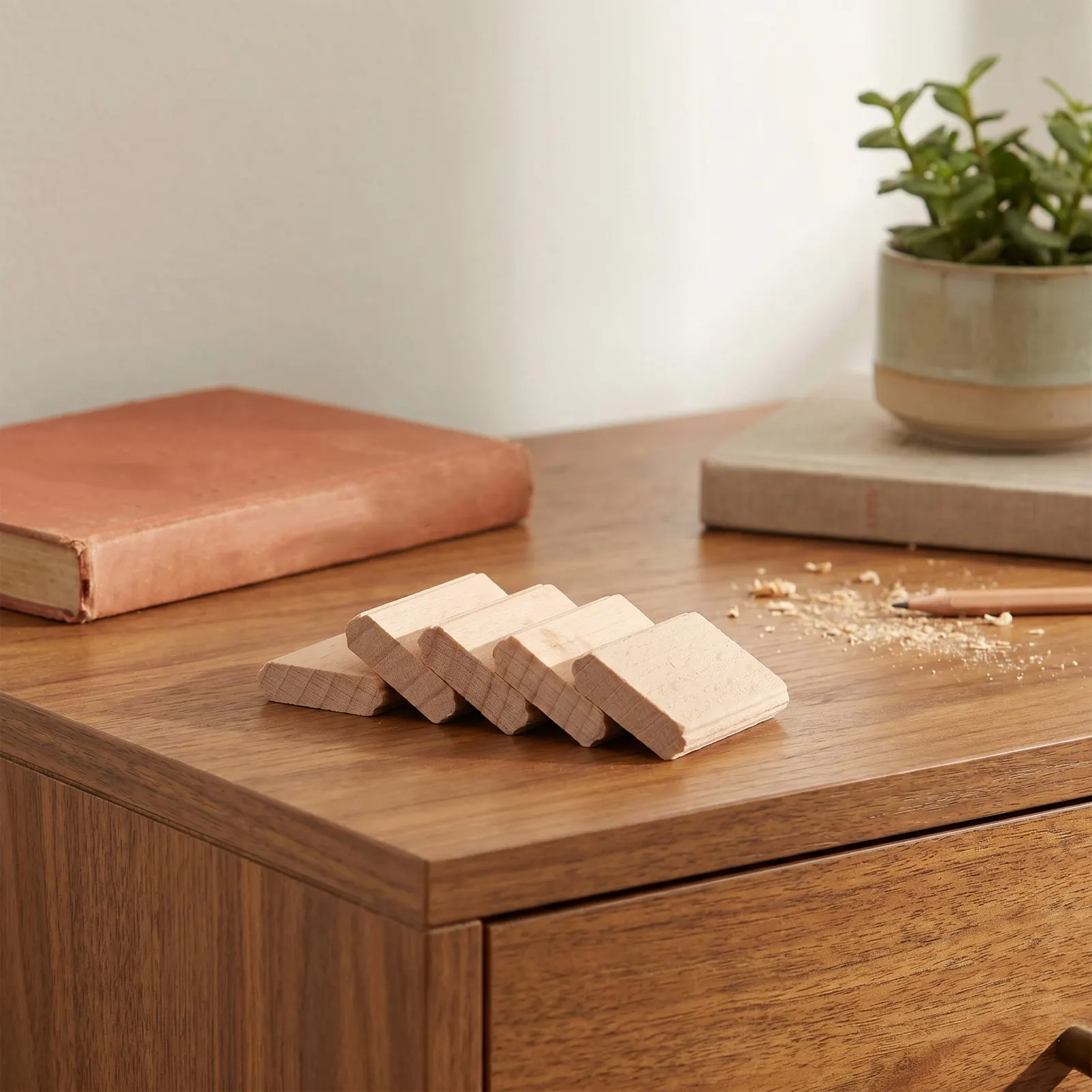 50Pcs Solid Wood Tenon Inserts High-Density Joinery Craft Accessories Cabinet Making Frame Splicing Furniture Construction - view 4