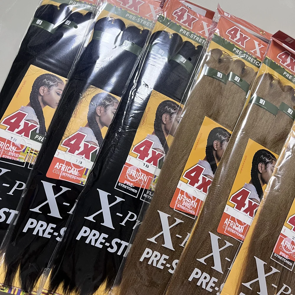 4x Sensationnel تمتد 38 بوصة جدائل شعر صناعية كانيكالون مثبطات اللهب لضفائر الصندوق والتويست للنساء #2