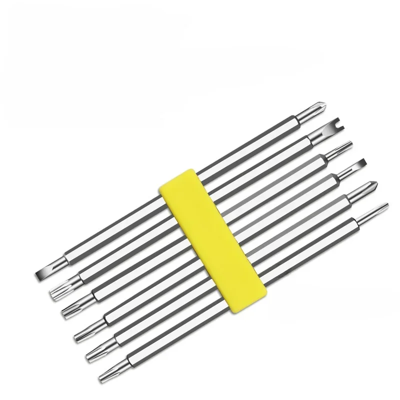 Magnetic Bit Hex Hand Tool, 6 in 1 Multi-function Screwdriver, Safety Tamper-Proof, CR-V Chrome Vanadium Steel