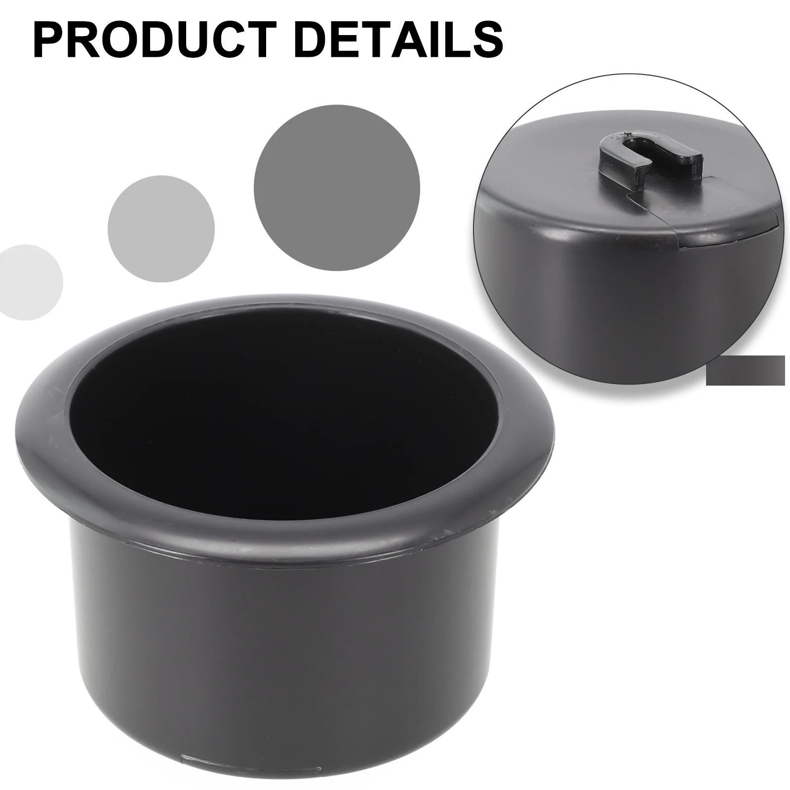 Application Sturdy Construction Car Sectional Couch Cup Holder Black Boat Poker Table Screws Application Boat RV