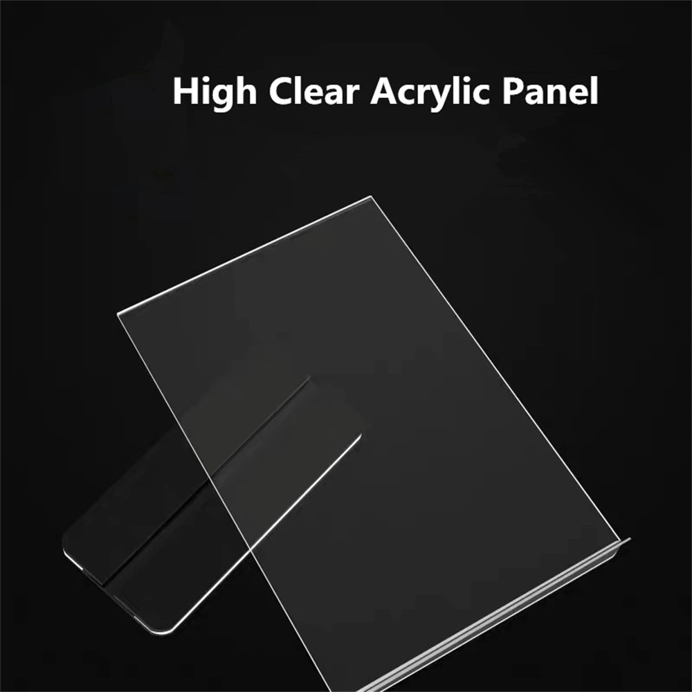 A5 Acrylic Table Menu Sign Holder Stand Paper Photo Display Frame Advertising Board For Restaurant Hotel