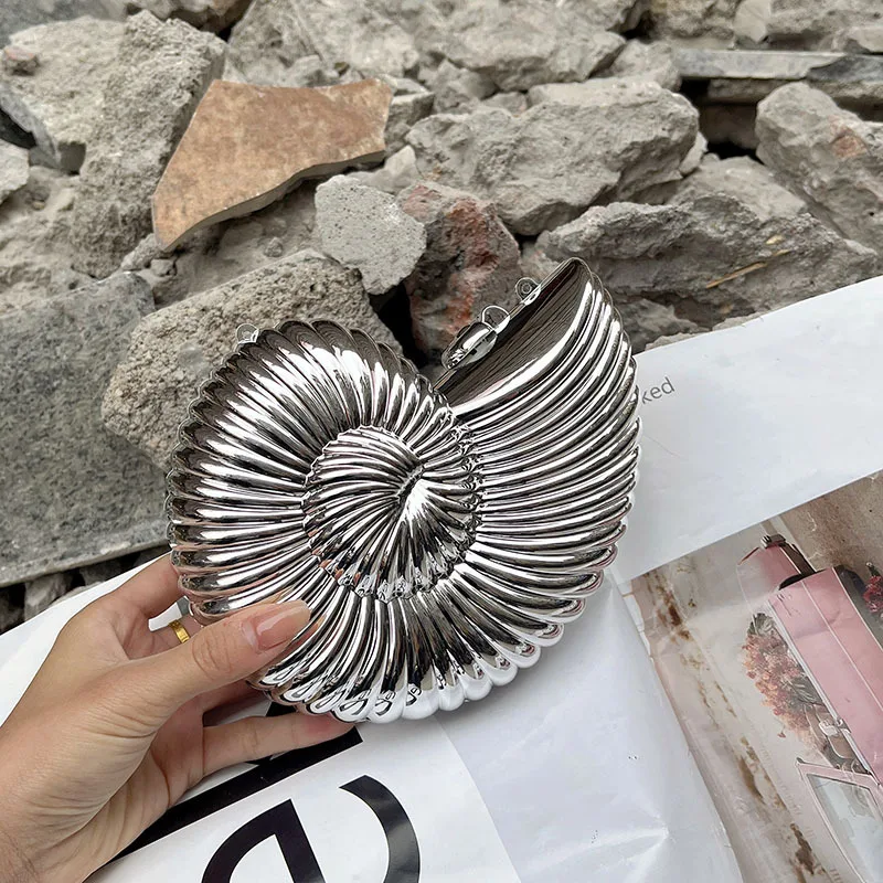 

Design Sense of Conch Bag for Women 2025 New Acrylic Bag Chain Diagonal Cross Bag Shaped