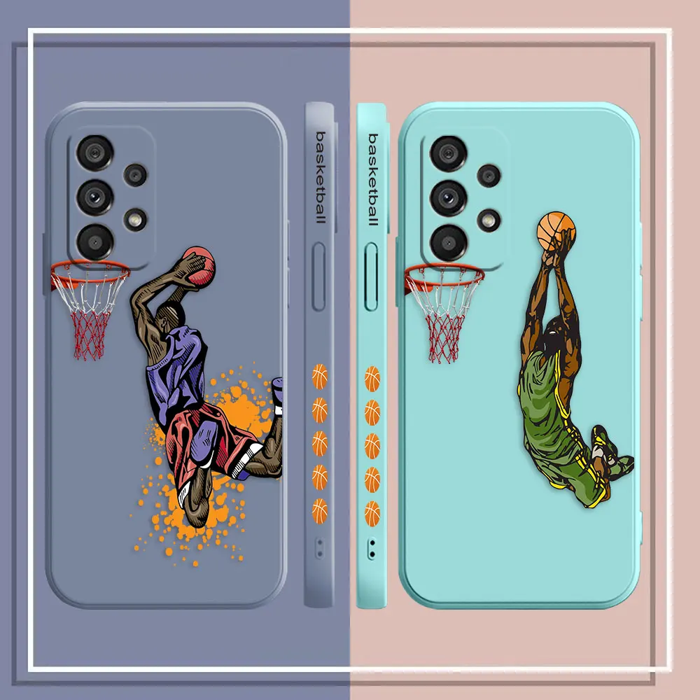 Leaps Dunks Baskets Phone Case For Samsung A14 A73 A72 A71 A53 A52 A51 A42 A34 A33 A32 A23 A22 A21S A13 4G 5G Case Fundas Shell