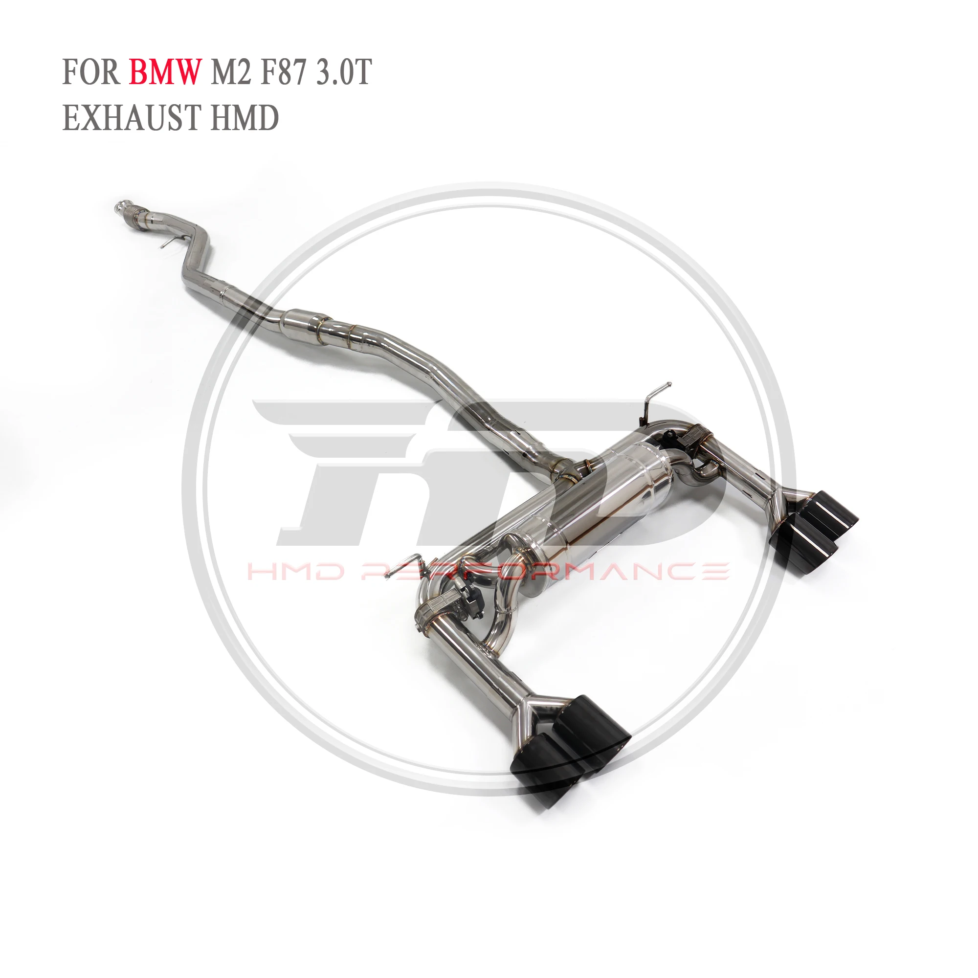 

HMD Hot Sales SS304 Catback Exhaust For BMW M2 F87 N55 Sporty Exhaust Sound High Performance Upgrade Easy Installation
