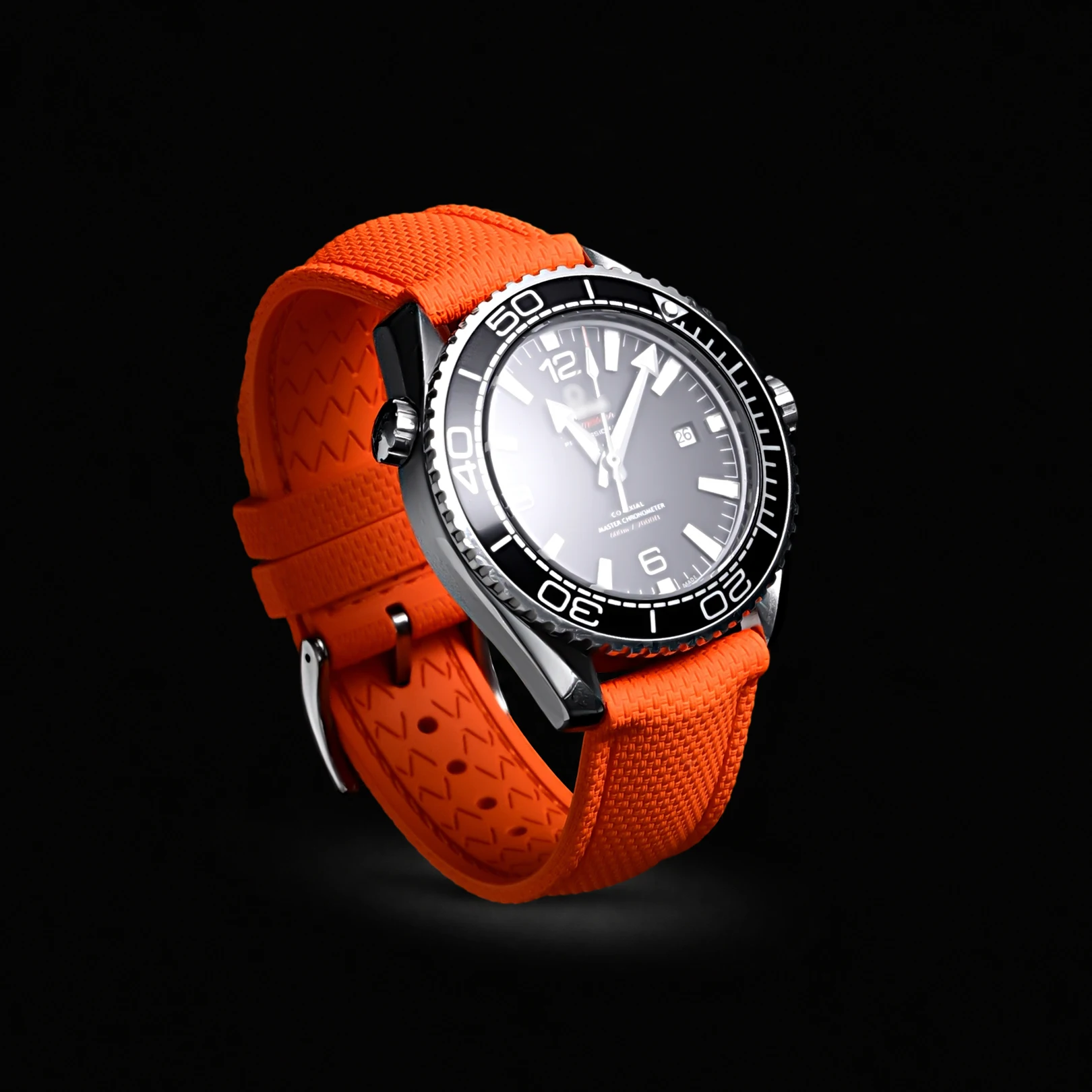 Universal Strap for Blancpain FKM Fluoro Rubber Quick Release Diving Watch Band for 18/19/20/21/22/23/24mm Omega MoonSwatch - view 6