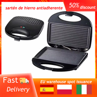 Sonifer 750W electric sandwich maker waffle maker non stick iron pan breakfast kitchen appliances
