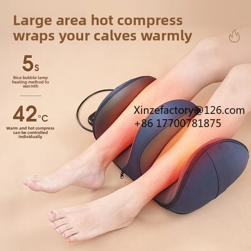 Factory Direct 2026 Top Rated Foot Massage Machine Automatic Kneading 3D Massage Head Household Vibration Hot Compressed