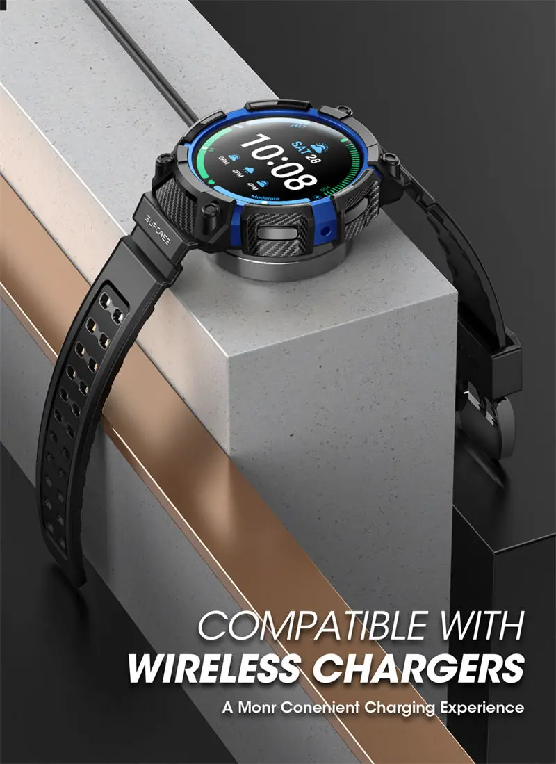 SUPCASE für Samsung Galaxy Watch 5 Pro Hülle 45 mm (2022) UB Pro Robuste Schutzhülle mit Armbändern für Galaxy Watch 5 Pro – Detail 30