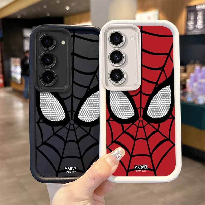 Чехол Marvel Spider Man для Samsung Galaxy S25 S24 Ultra S23 S22 S21 Plus S20 FE A56 A55 A54 A53 A52 A52S A51 A34 A32 4G 5G Cover