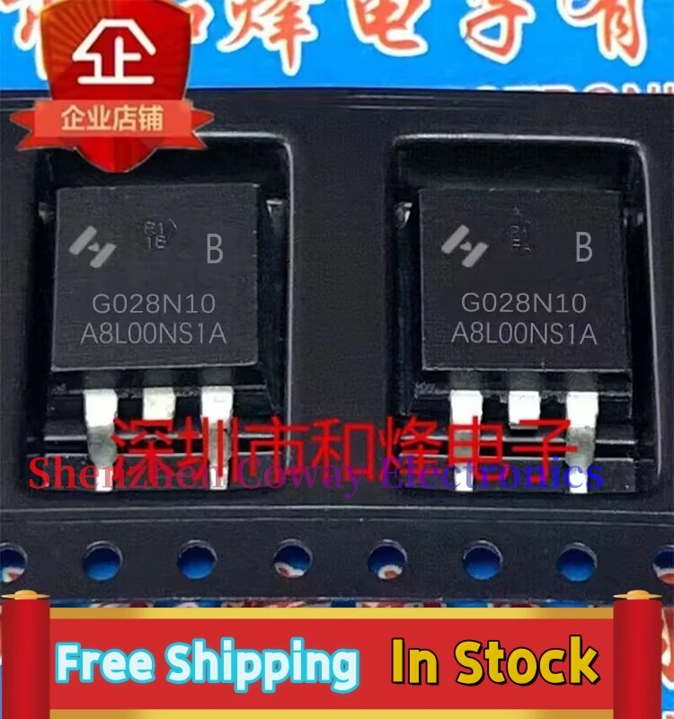 10PCS-30PCS  HYG028N10NS1B G028N10  TO-263 MOS 230A 100V In Stock Fast Shipping