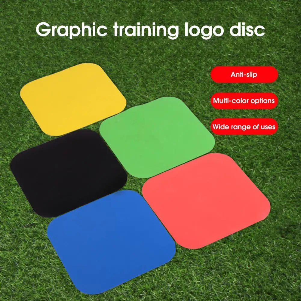 علامة قرصية مسطحة مخروطية مسطحة خفيفة الوزن وضوح عالية ومقاومة للتمزق، علامة أرضية صغيرة قوية