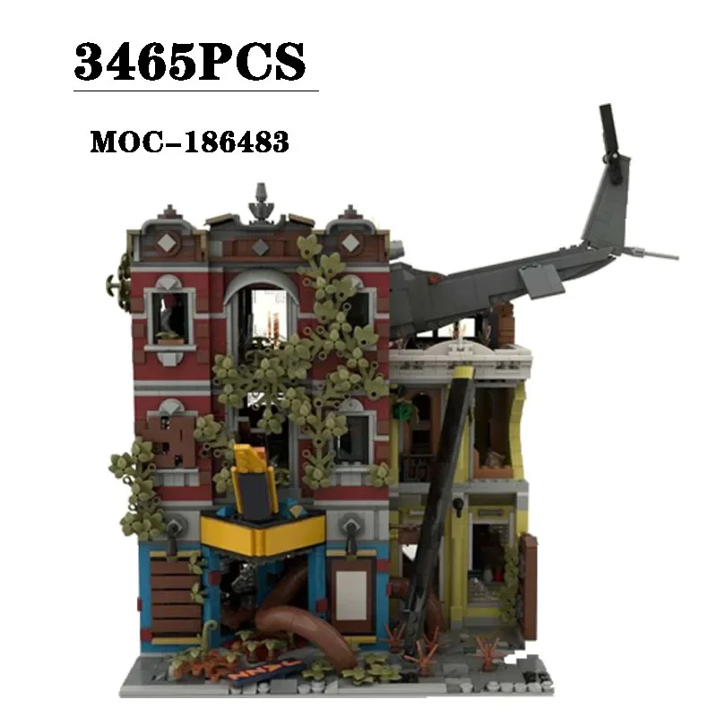 

Building Block MOC-186483 Modular Building Splicing Assembly Building Block Model 3465PCS Birthday Christmas Toy Children's Gift