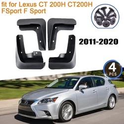 for Lexus CT 200H CT200H FSport F Sport 2011- 2020 2013 2014 2015 2016 2017 Mudguards Splash Front Fender Mudflaps Accessories