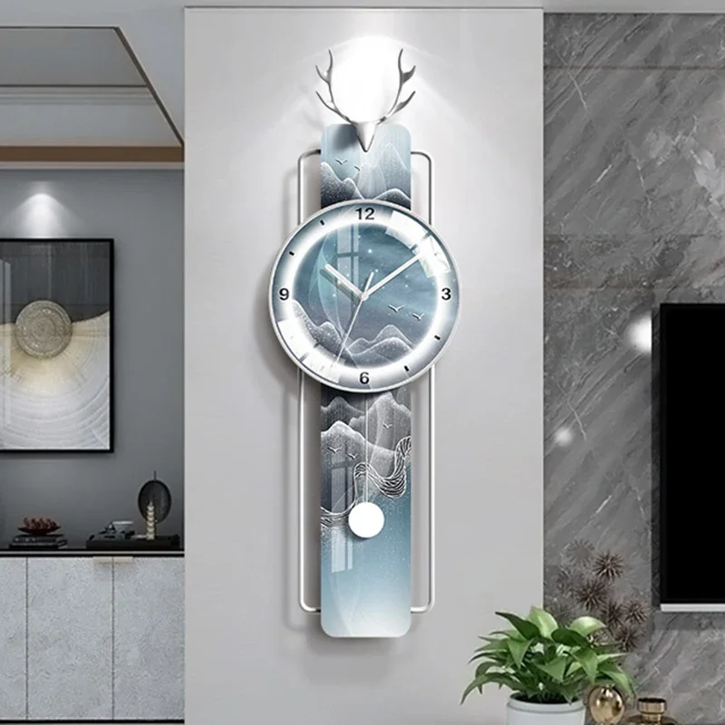 

Modern Wall Clock Mechanism Living Room Models Design Nordic Creative Stylish Wall Clock Digital Horloge Home Decoration AB50WC