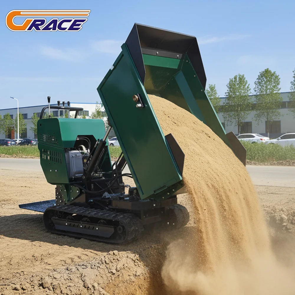 

Мини-самосвал, завод по индивидуальному заказу, 1000 кг, гусеничный самосвал, EURO 5 EPA, высокое качество, быстрая доставка, горячая распродажа по индивидуальному заказу