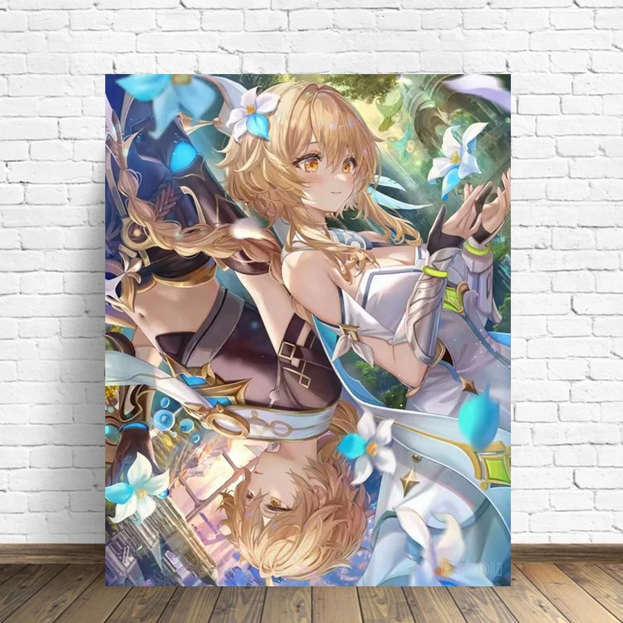 Honkai Star Rail Video Game Diamond Art Painting Firefly Robin Kafka Marth 7th Anime Girl Diy Mosaic Cross Stitch Room Decor