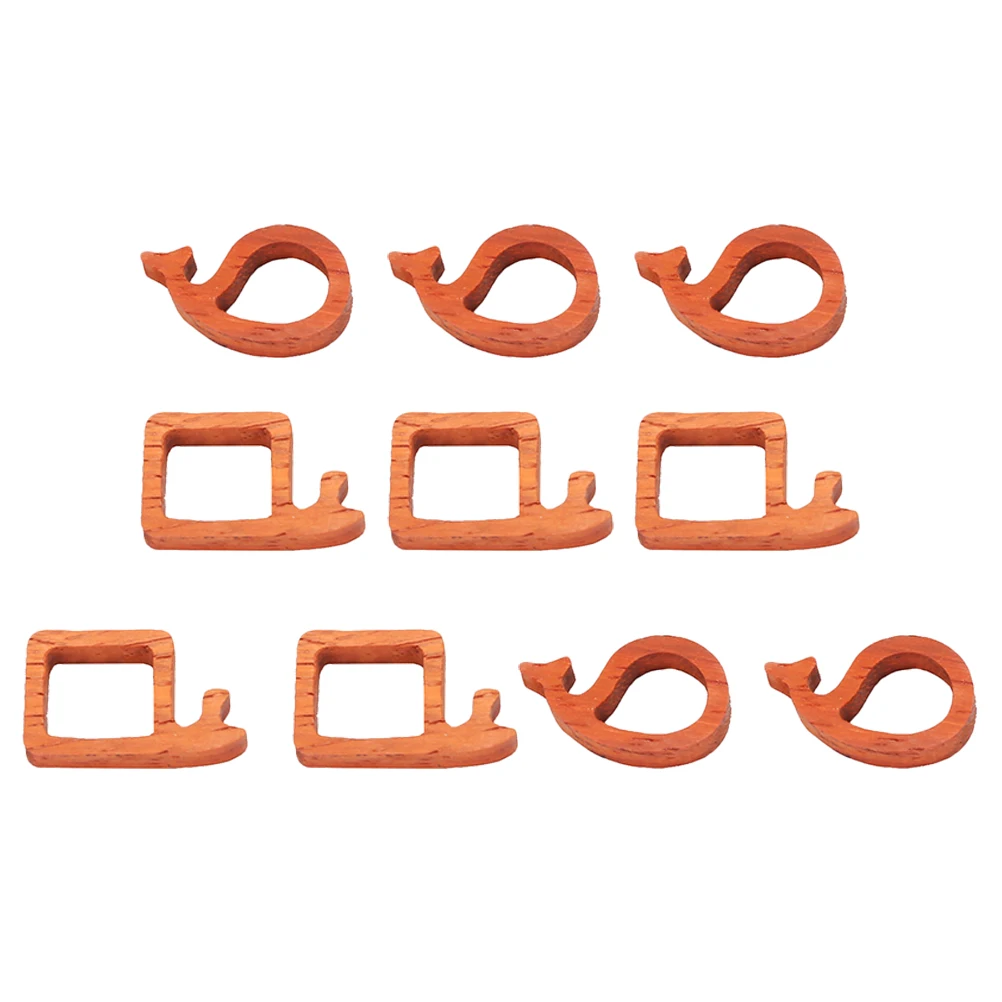 10pcs Pendant Molds Wooden Hollow Frame Jewelry Making Crafts Gifts Necklace Pendant Mold Handmade Accessories Part