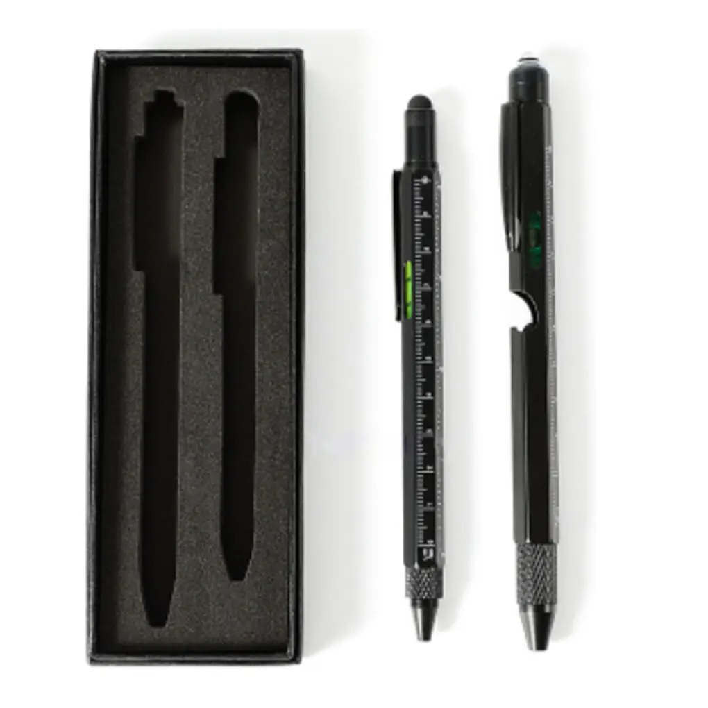 2pcs/set Multifunctional Tool Pen Touch Screen Pen Bottle Opener With Light Environmentally