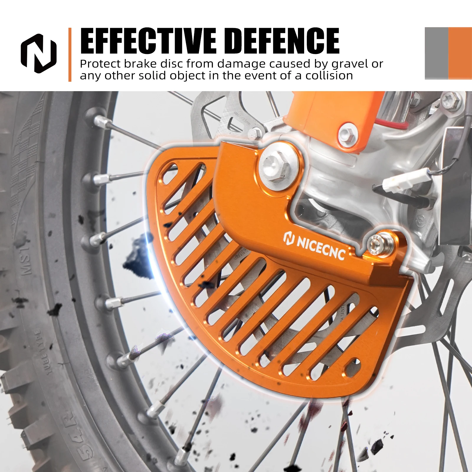 2025 ل KTM EXC 300 XC-W 300 ستة أيام HardEnduro قرص فرامل أمامي غطاء حماية XC-W 500 EXC-F 450 SX-F 350 XCW 250 150 SX 125