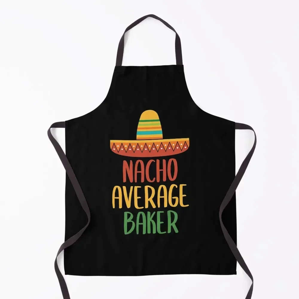 

Nacho Average Baker Apron House Things For Home And Kitchen professional hairdresser for women with pocket For Hairdresser Apron