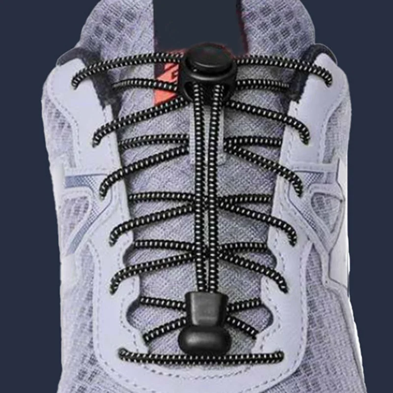 Fashion Laces For Shoes Unisex 2026 New Safety Bands Shoelaces Silicone Without Tie Elastic Shoelaces Strings Shoestrings