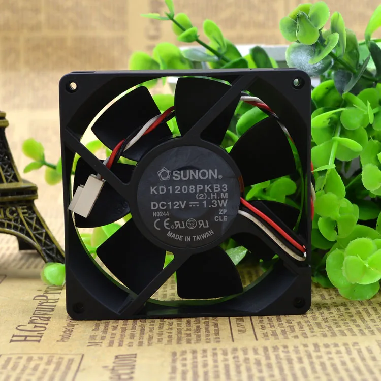 ORIGINAL KD1208PKB3 8020 8 CM 12V CASO 1.3W VENTILADOR