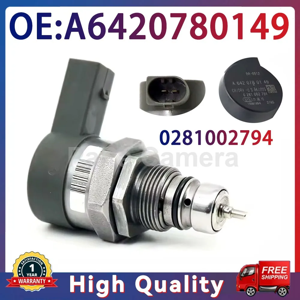 0281002794 A6420780149 High Quality DRV Fuel Rail Pressure Relief Valve For MERCEDES BENZ SPRINTER 057130764H