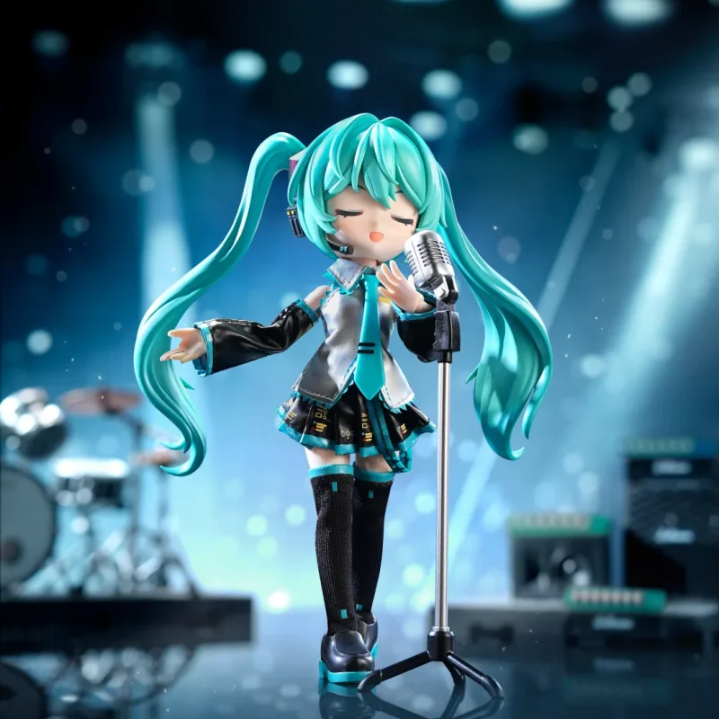 Nowa Oryginalna Figurka Blokees Anime Hatsune Miku Formula Server Encounter Edition Model do Składania Kolekcjonerski Ornament Prezent