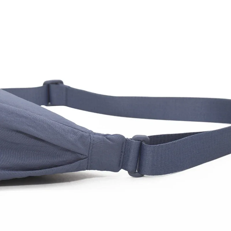 Große Nylon-Umhängetasche für Damen, lässige, einfarbige Schultertasche für Reisen und Pendeln, schlichtes Design. – Detail 5