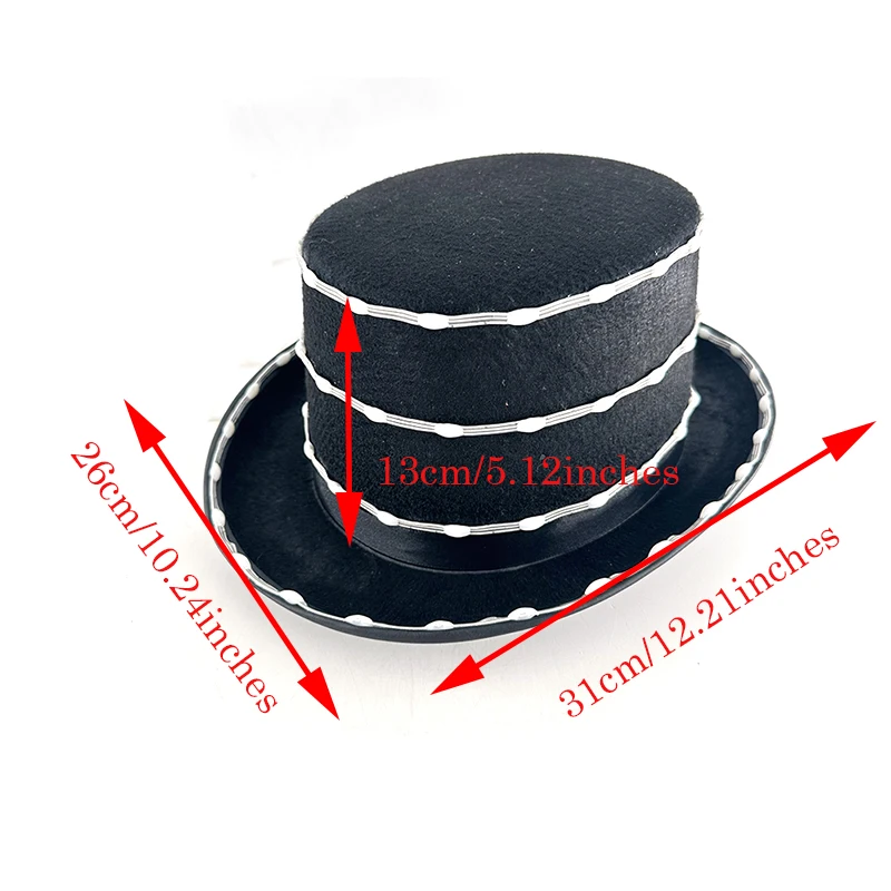 Creative Light up LED Hat Luminous LED Hat Men MJ Dance Cosplay Glow Cap Masquerade Stage Performance Accessories