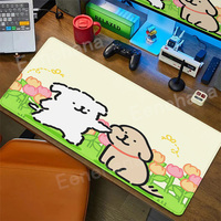 PC Game Accessories Office Desk Mat Cartoon Puppy Rabbit Cartoon Computer Laptop Game Mat Fifine  Tech Large Mouse Pad Yeston