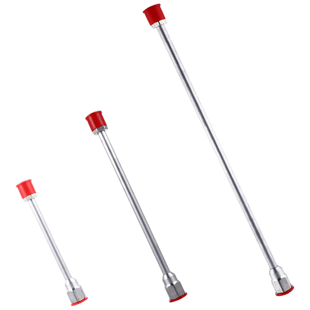 3Pcs Airless Paint Sprayer Extension Rod Set Aluminum Alloy Sturdy Spray Paint Wand for Ceiling Walls Large Surface Painting
